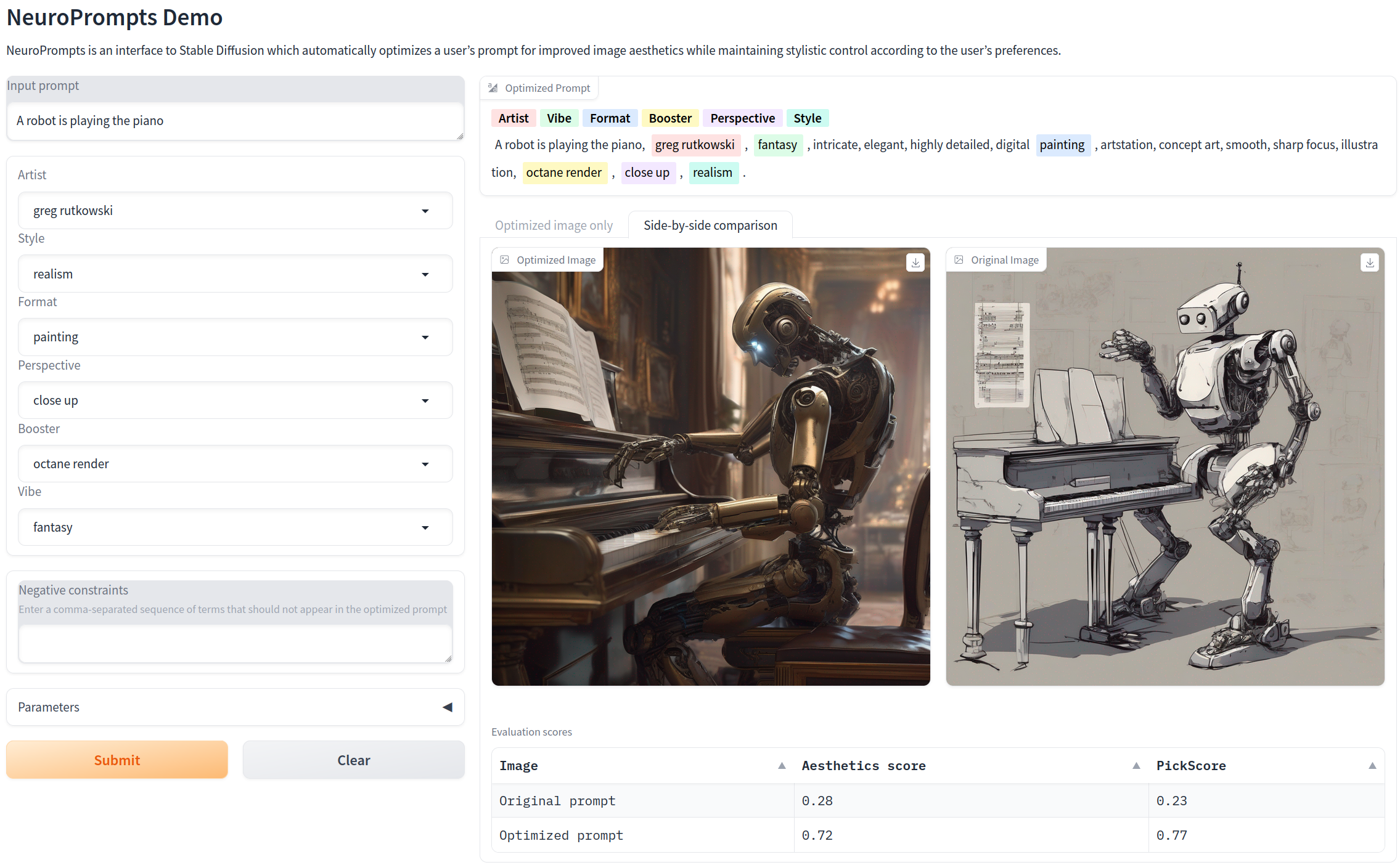 NeuroPrompts overview