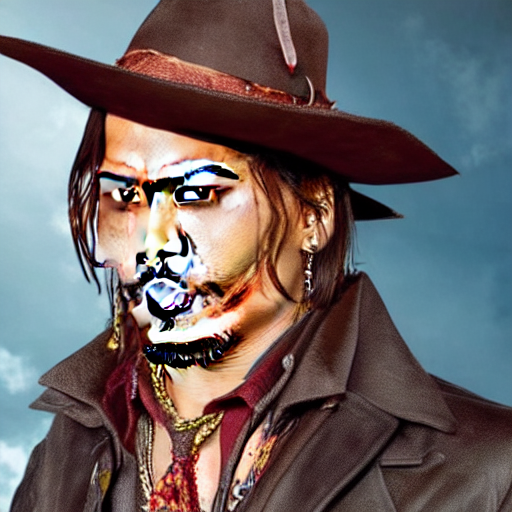 highly photorealistic picture of johnny depp.png